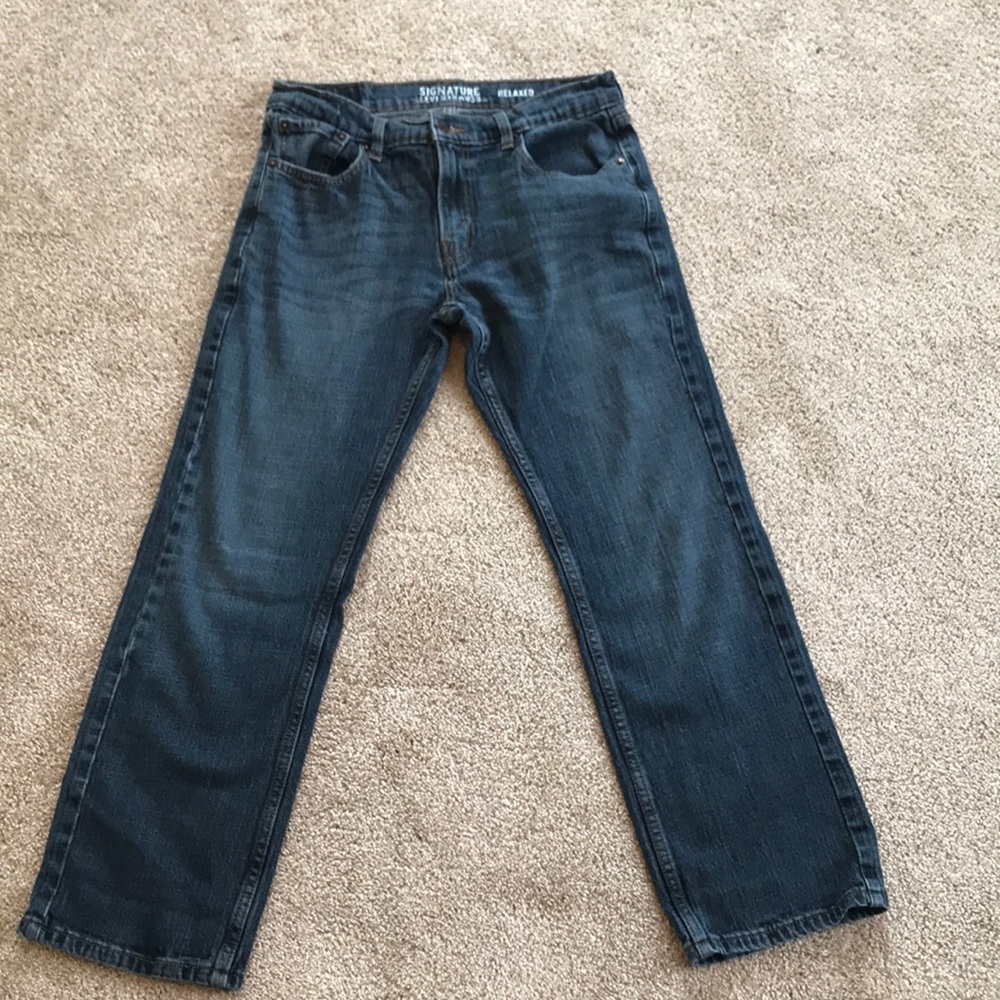 Levi Strauss Signature Relaxed Fit Denim Jeans